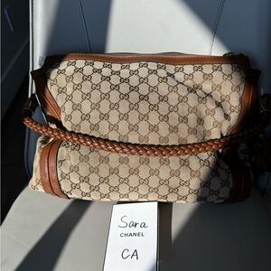 🛍️Gucci Canvas Bella Hobo Shoulder Bag